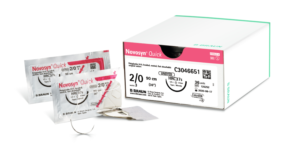 Novosyn® Quick peel and box